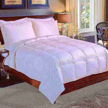 BLUE RIDGE Baffle Box 240 Thread Count Down Fiber Comforter, White, King 006306